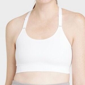 White sports bra